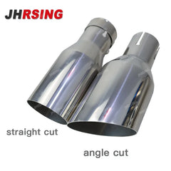 1 PC CAR Exhaust Muffler Tail Pipe Stainless steel Universal Automobile exhaust pipe Muffler Car accessorie modification x