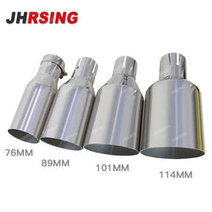 1 PC CAR Exhaust Muffler Tail Pipe Stainless steel Universal Automobile exhaust pipe Muffler Car accessorie modification x