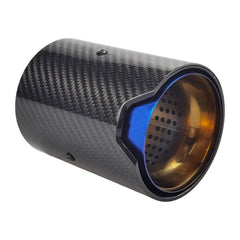 1 PCS Carbon Fiber Exhaust Tip for BMW Series Muffler Pipe Modification Car Accessories stainless Tail Tips Decoration