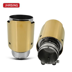 1 Pc Gold Plate Stainless Exhaust Pipe for Car Accessories Modify Universal Muffler Pipe Tail Tip