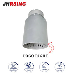 1 Pcs 304 Matte Stainless Steel Car Muffler Tip Exhaust Tip System Pipe Universal 89/101/114mm For Golf GTI Nozzle