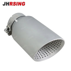 1 Pcs 304 Matte Stainless Steel Car Muffler Tip Exhaust Tip System Pipe Universal 89/101/114mm For Golf GTI Nozzle