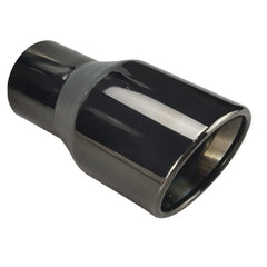 1 Pcs Exhaust Tip Chrome Black Stainless steel for Car Decoration stainless Muffler Tail Tips Modify