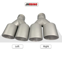 1 Pcs Matte Stainless Steel Car Muffler Tip Exhaust Tip System Pipe Universal Exhaust Tip 57MM 60MM 63mm GTI MK7 Golf7 Nozzle