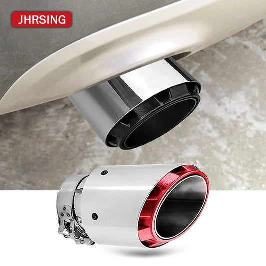 1 Pcs New Style Bullet Head Multi-color Stainless Exhaust Tail Tips for Modifcate Car Decoration Muffler Pipe