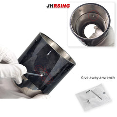 1 Pcs New Style Chrom Black Forged Carbon Fiber Exhaust Tip Pipe for Mini Cooper  F54 F55 F56 F57 F60 R55 R56 R57 R58 Cooper S