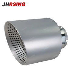 1 Pcs outlet：114mm 304 Matte Stainless Steel Car Muffler Tip Exhaust Tip System Pipe Universal  For Golf GTI Nozzle