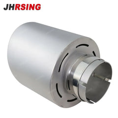 1 Pcs outlet：114mm 304 Matte Stainless Steel Car Muffler Tip Exhaust Tip System Pipe Universal  For Golf GTI Nozzle