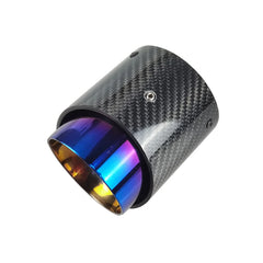 1 Piece Blue Burnt and Carbon Fiber Muffler Pipe Fit for Mini Cooper Exhaust Tip R55 R56 R57 R58 R59 R60 R61 F54 F55 F56F57F60