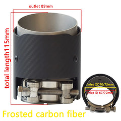 1 Piece Carbon Fiber Exhaust Tips Carbon Fiber for M Performance Exhaust Muffler Pipe for BWM F87 M2 F80 M3 F82 F83 M4
