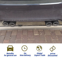 1 Piece Carbon Fiber Exhaust Tips Carbon Fiber for M Performance Exhaust Muffler Pipe for BWM F87 M2 F80 M3 F82 F83 M4