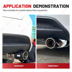 1 Piece Exhaust Tip Carbon Fiber Muffler Pipe Universal Automotive Exhaust System  Modification Tailpipe