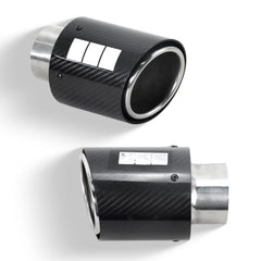 1 Piece Exhaust Tip Carbon Fiber Muffler Pipe Universal Automotive Exhaust System  Modification Tailpipe
