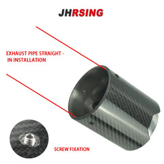 1 Piece Suitable for -BMW- Cars M5/F90 Exhaust Modified Carbon Fiber Tail Throat Muffler Pipe Tips