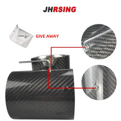 1 Piece Suitable for -BMW- Cars M5/F90 Exhaust Modified Carbon Fiber Tail Throat Muffler Pipe Tips