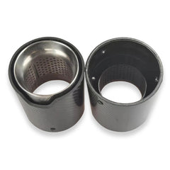 1 Piece Suitable for -BMW- Cars M5/F90 Exhaust Modified Carbon Fiber Tail Throat Muffler Pipe Tips