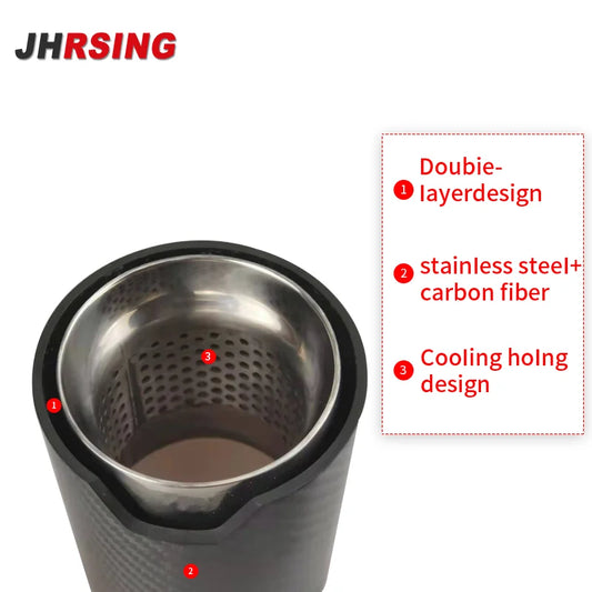 1 Piece Suitable for -BMW- Cars M5/F90 Exhaust Modified Carbon Fiber Tail Throat Muffler Pipe Tips