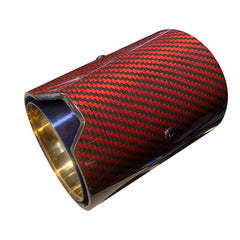 1 Piece red Carbon Fiber Exhaust Tip 304 Stainless Steel Muffler For BMW M2 M3 M4 M135i M235i M140i M240i M335i M340i blue