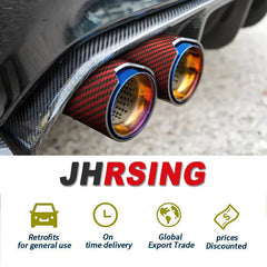 1 Piece red Carbon Fiber Exhaust Tip 304 Stainless Steel Muffler For BMW M2 M3 M4 M135i M235i M140i M240i M335i M340i blue