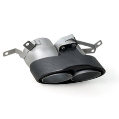 1 Set Exhaust Tips For Audi RS4 RS5 RS6 RS7 Car Accesories Carbon Fiber Tailpipe Muffler Pipe