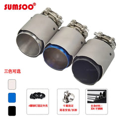 1 pcs Blue/Black/Silver for Mazda CX-5 CX-4 CX-3 Mazda Axela Mazda ATENZA Muffler Tip Modified Stainless Steel Tail Tips