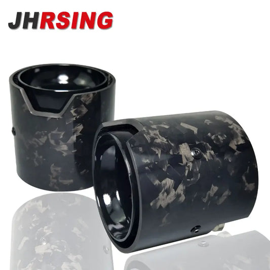 1 pcs Inlet 60mm/63mm/67mm/70mm out 93mm length 90mm  forged  Carbon Fiber Exhaust tips pipe for BMW M2 M3 M4 no logo