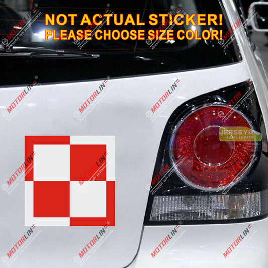 Polish Air Force Decal Sticker Poland Decal Sticker Car Vinyl Reflective Glossy