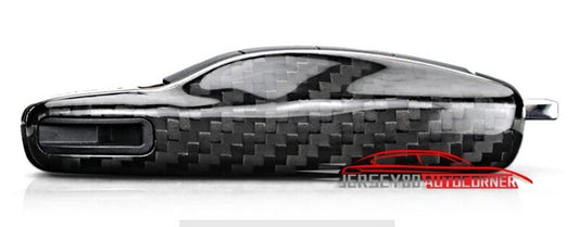 Real Carbon Fiber Remote Smart Key Shell Cover Case Holder Fit for For Porsche