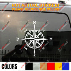4X4 compass Off Road Decal Sticker Car Vinyl fit for Jeep Ford Chevy Toyota c