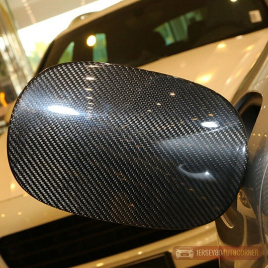 Fuel Door Cap Cover Real Carbon Fiber Fit for Porsche Macan 2014-2016 95B