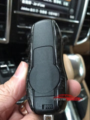 Real Carbon Fiber Remote Smart Key Shell Cover Case Holder Fit for For Porsche