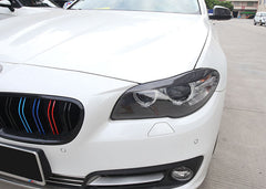Real Carbon Fiber Eyebrow Eyelid Head Light Covers Fit BMW F10/F18 2010-2016