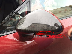 Real Carbon Fiber Mirror Covers Fit Porsche Panamera 2014-2016 LHD Add on Pair