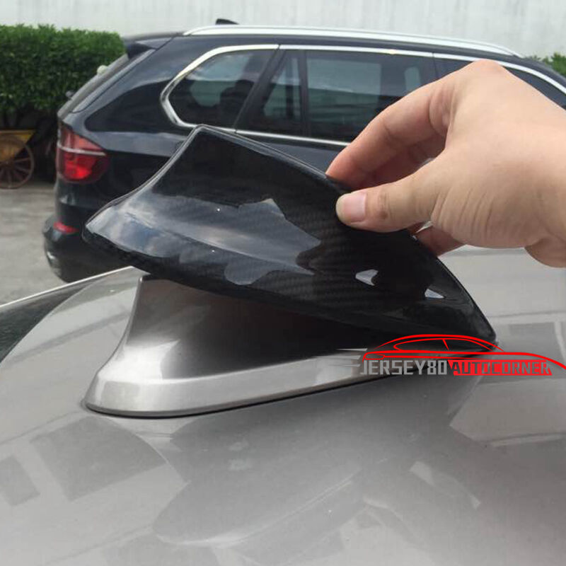 Real Carbon Fiber Antenna Cover Cap Trim Fit 2012-2017 BMW F30 F31 F20 F22 M3 M4