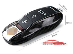 Real Carbon Fiber Remote Smart Key Shell Cover Case Holder Fit for For Porsche