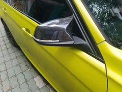 Replacement M3 Style Real Carbon Fiber Mirror Covers Fit BMW F20 F22 F30 F32 F33