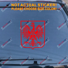Poland Coat of arms Decal Sticker Polish Eagle Herb Polski Vinyl pick size color