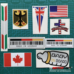 48 Stars American USA Flag 1912-1959 Decal Sticker Car Vinyl reflective glossy