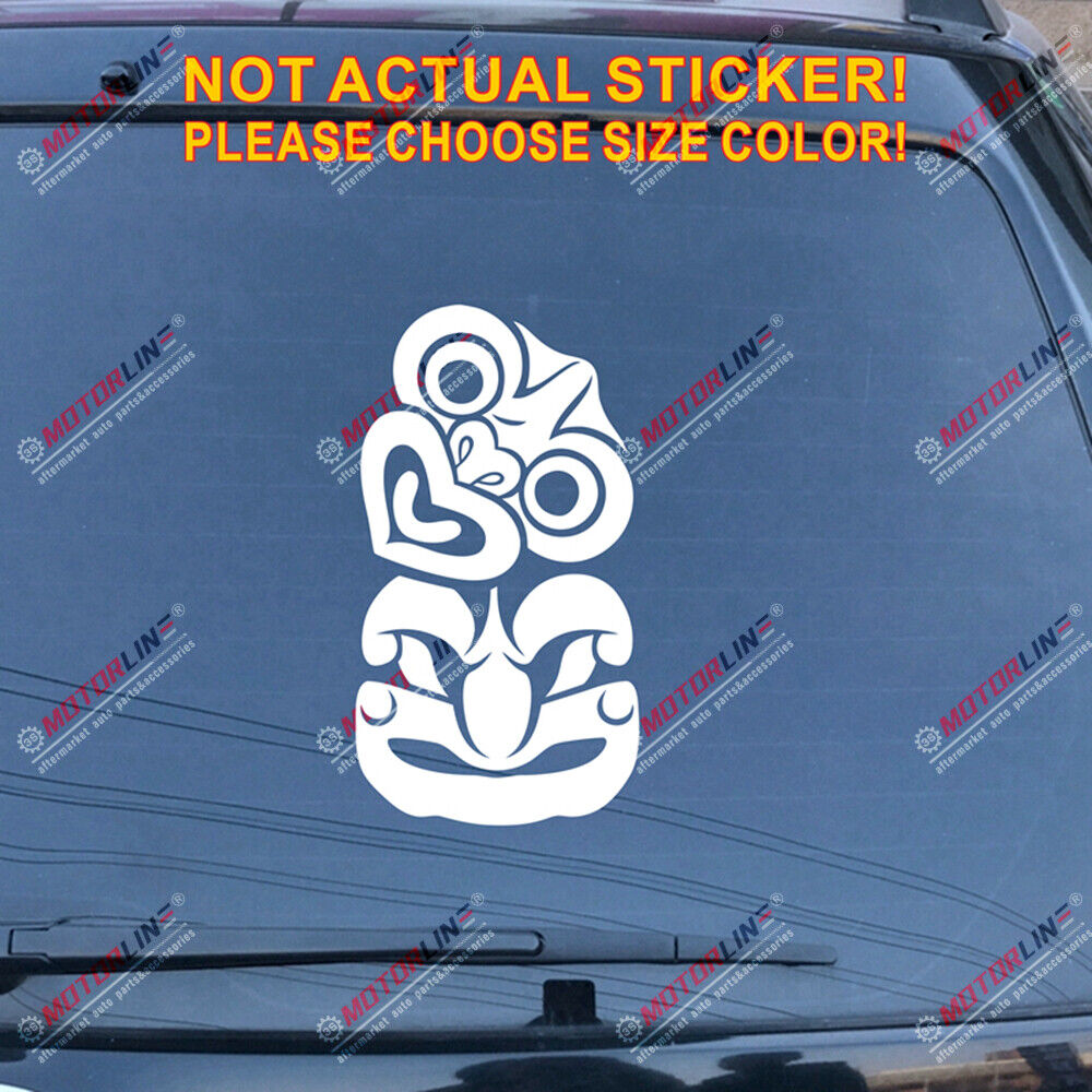 Hei-tiki Maori Tiki New Zealand Decal Sticker Car Vinyl pick size color no bkgrd