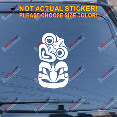 Hei-tiki Maori Tiki New Zealand Decal Sticker Car Vinyl pick size color no bkgrd
