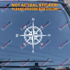 4X4 compass Off Road Decal Sticker Car Vinyl fit for Jeep Ford Chevy Toyota c