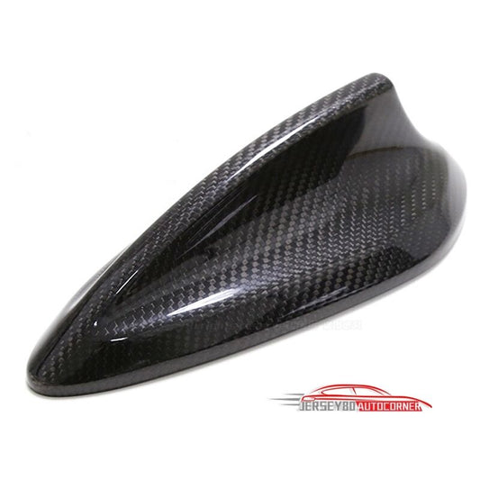 Real Carbon Fiber Antenna Cover Cap Fins Trim Adhesive Fit For BMW X5 F15 X6 F16