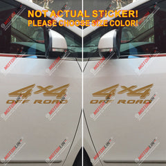 (2) 4X4 Off Road Sport Decal Sticker Car Vinyl pick size color die cut f