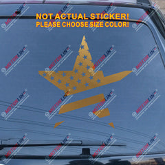 Flag of American Star USA Stars Car Decal Sticker