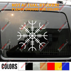Helm Of Awe Decal Sticker Vegvisir Viking Odin Norse Norway Car Vinyl