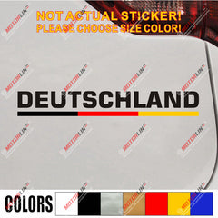 Deutschland Germany German Decal Sticker Car Vinyl Stripes Flag color pick size