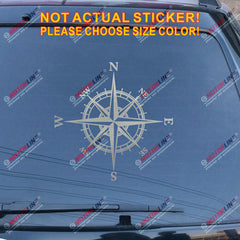 4X4 compass Off Road Decal Sticker Car Vinyl fit for Jeep Ford Chevy Toyota c