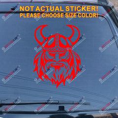 VIKING Warrior Decal Sticker Norse Nord Norway Norwegian Car Vinyl pick size