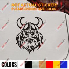 VIKING Warrior Decal Sticker Norse Nord Norway Norwegian Car Vinyl pick size