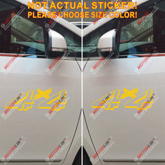(2) 4X4 Off Road Sport Decal Sticker Car Vinyl pick size color die cut 3D style